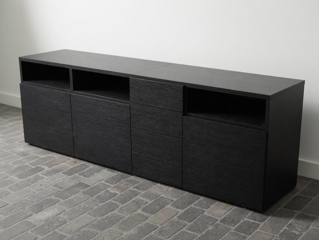 Exclusieve maatkast LEMA – Italiaans design – nieuwstaat, Huis en Inrichting, Ophalen, Eikenhout, Zo goed als nieuw, 3 of 4 laden