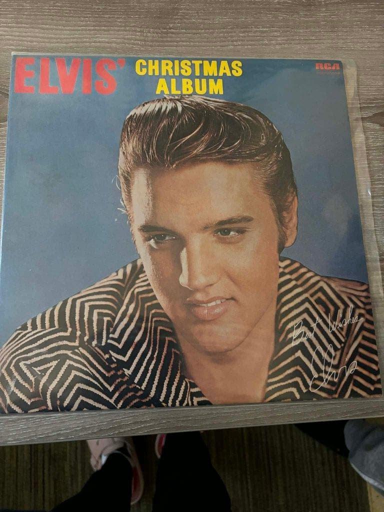 Elvis lp, Christmas album, Engelse persing, green label., Ophalen of Verzenden, Zo goed als nieuw, Rock-'n-Roll, 12 inch