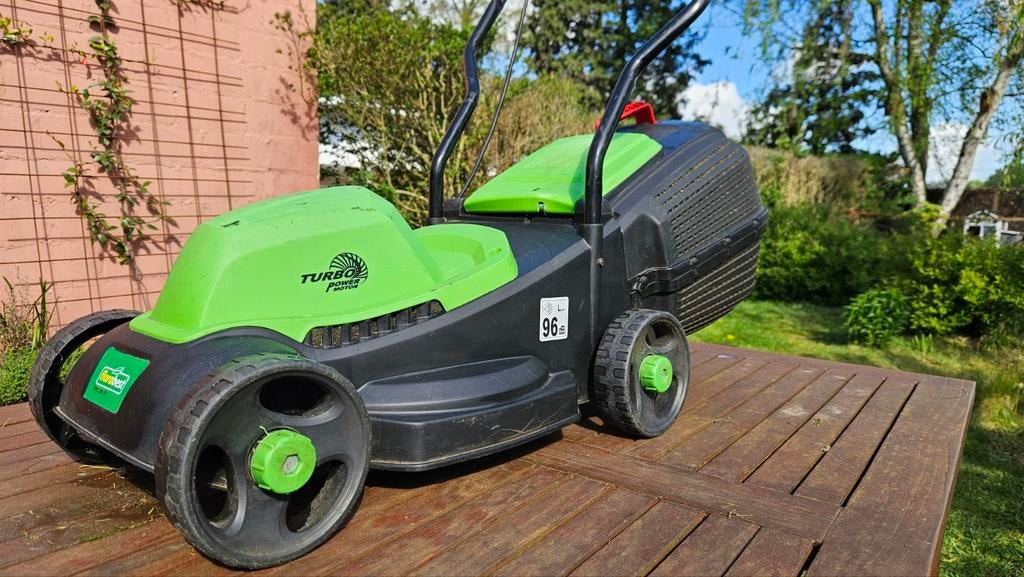 Tondeuse à gazon électrique Florabest FRM 1200 D3, Jardin & Terrasse, Florabest, 30 à 39 cm, Enlèvement, Utilisé