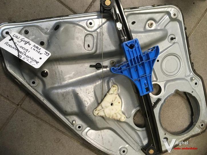 VW golf 4 5drs '99 raammech. Rechtsachter, Autos : Pièces & Accessoires, Vitres & Accessoires, Utilisé, Enlèvement ou Envoi