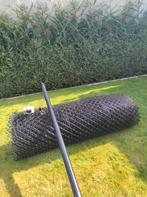 Afsluiting 180 CM hoog, 60  m, met betonplaten zwart, Ophalen