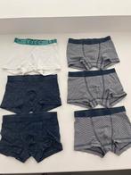 Zes blauwe en witte boxershorts maat 116, Kinderen en Baby's, Kinderkleding | Maat 116, Nacht- of Onderkleding, H&M, Ophalen of Verzenden