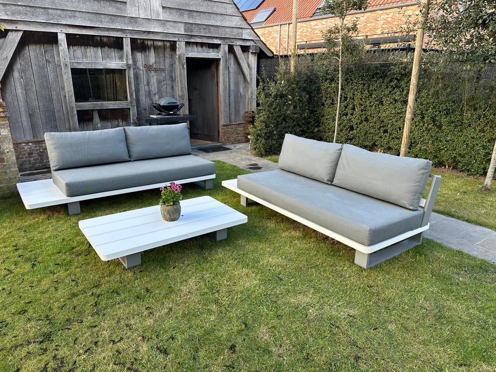 Mooie loungeset, Tuin en Terras, Ophalen, Zo goed als nieuw, Loungeset