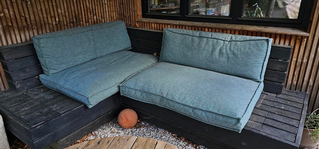 set palletkussens, Ophalen