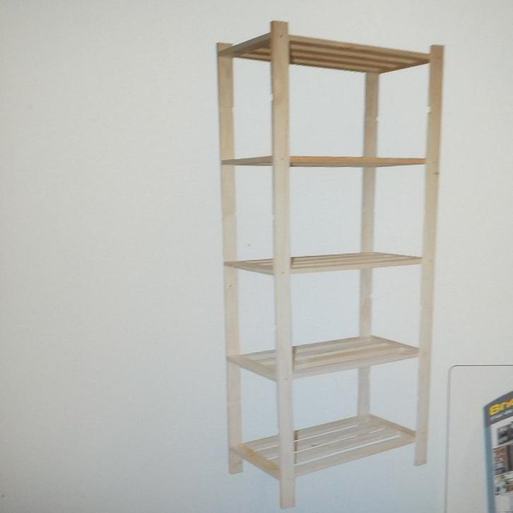 Étagères Baseline en pin massif 170x70x30cm, Huis en Inrichting, Kasten | Stellingkasten, Zo goed als nieuw, Ophalen