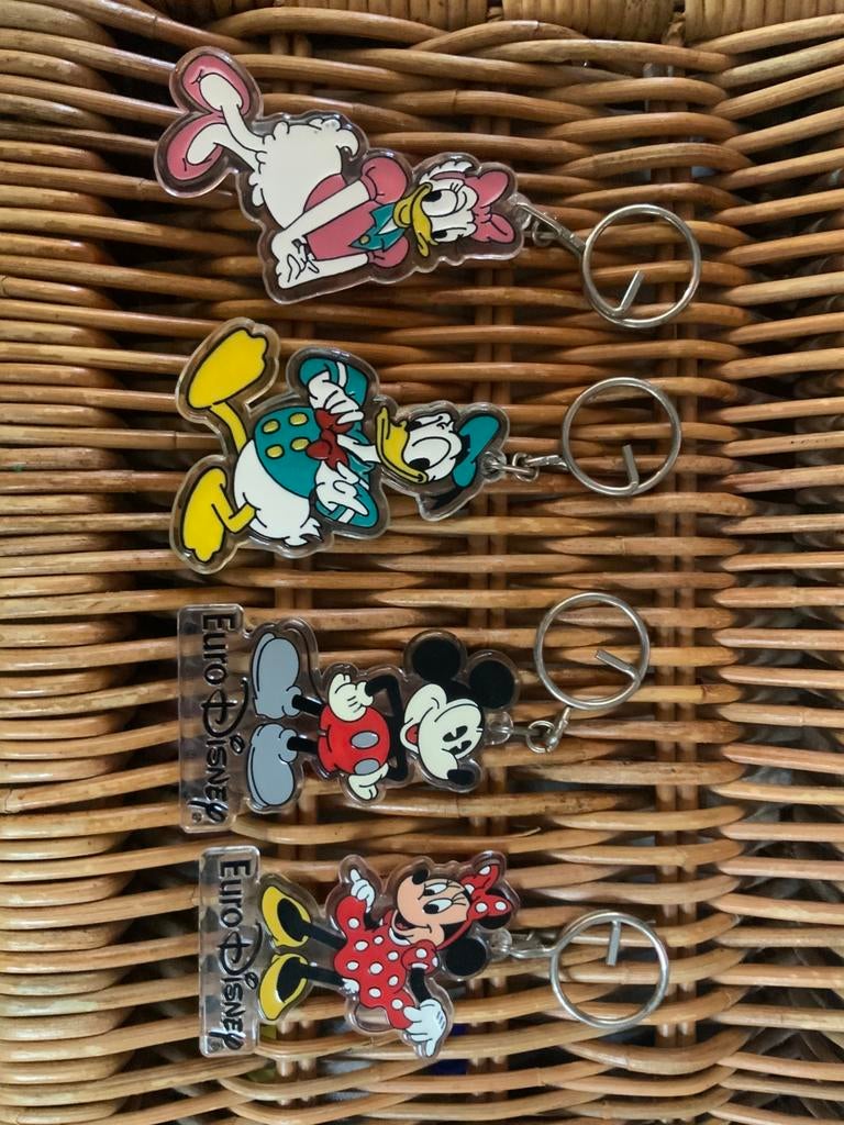 Lot de 4 porte cle disney, Enlèvement, Utilisé