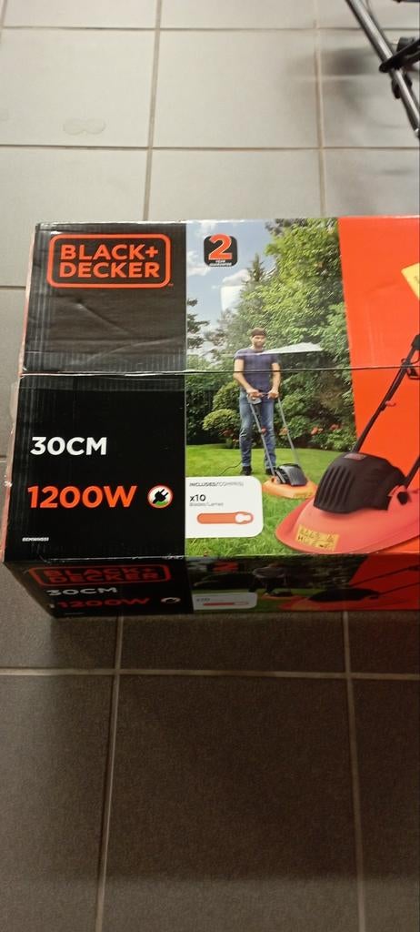 Tondeuse black et Decker, Jardin & Terrasse, Enlèvement