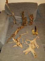 Lot de 7 souches pour aquarium ou terrarium..., Enlèvement ou Envoi, Utilisé, Gravier, Sable ou Substrat