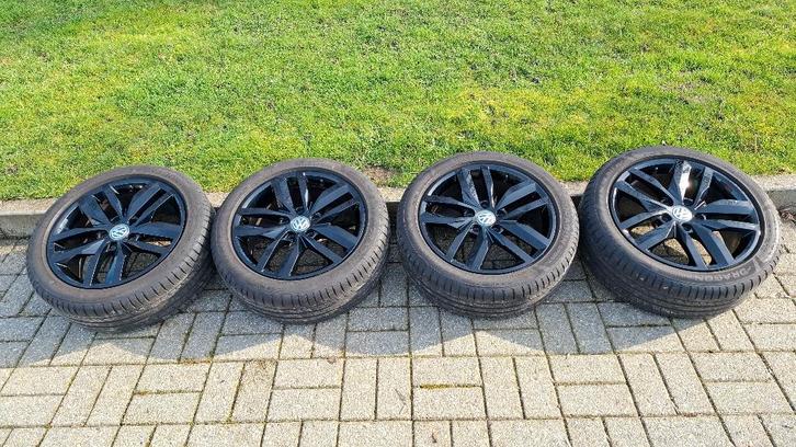 Velgen VW Golf, Auto-onderdelen, Banden en Velgen, Velg(en), Zomerbanden, 17 inch, 225 mm, Personenwagen, Gebruikt, Ophalen