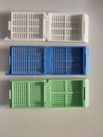 10.500 weefselcassettes met deksel (blauw/wit/groen/rood), Ophalen of Verzenden