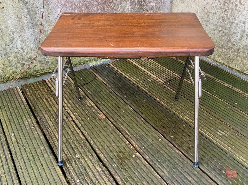 Miller Vitra Eames dss, set de 4 chaises en hêtre et chrome, Vintage, Brun, Enlèvement, Utilisé