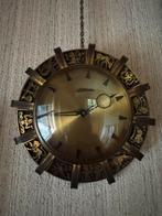 Vintage wandklok met dierenriem, Ophalen of Verzenden