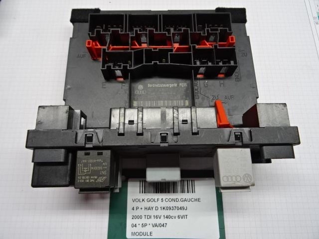 UNITE ELECTRONIQUE Volkswagen Golf V (1K1) (1K0937049J), Utilisé, Volkswagen