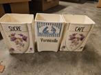 3 pot à sucre , vermicelles et café, Maison & Meubles, Accessoires pour la Maison | Autre