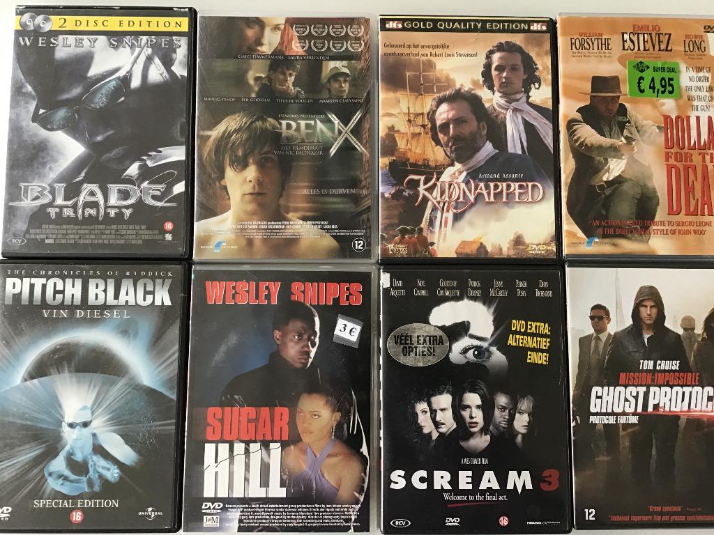 100 DVD de différents genres pour seulement 2 euros chacun, CD & DVD, DVD | Aventure, Enlèvement ou Envoi, Comme neuf