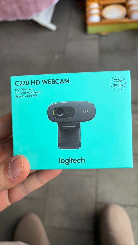 C270 HD Webcam, Computers en Software, Webcams, Ophalen, Nieuw, ChromeOS, Microfoon