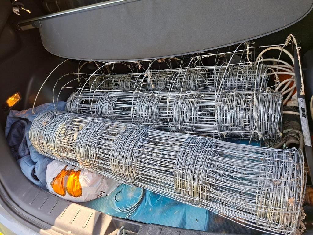 Yzeren afspanning  1 volledige rol. 2 gebruikte, Jardin & Terrasse, Gaze & Fils, Enlèvement