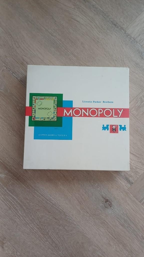 bordspel vintage van clipper games Monopoly Monopolie, Trois ou quatre joueurs, Enlèvement ou Envoi, Comme neuf, Monopoly