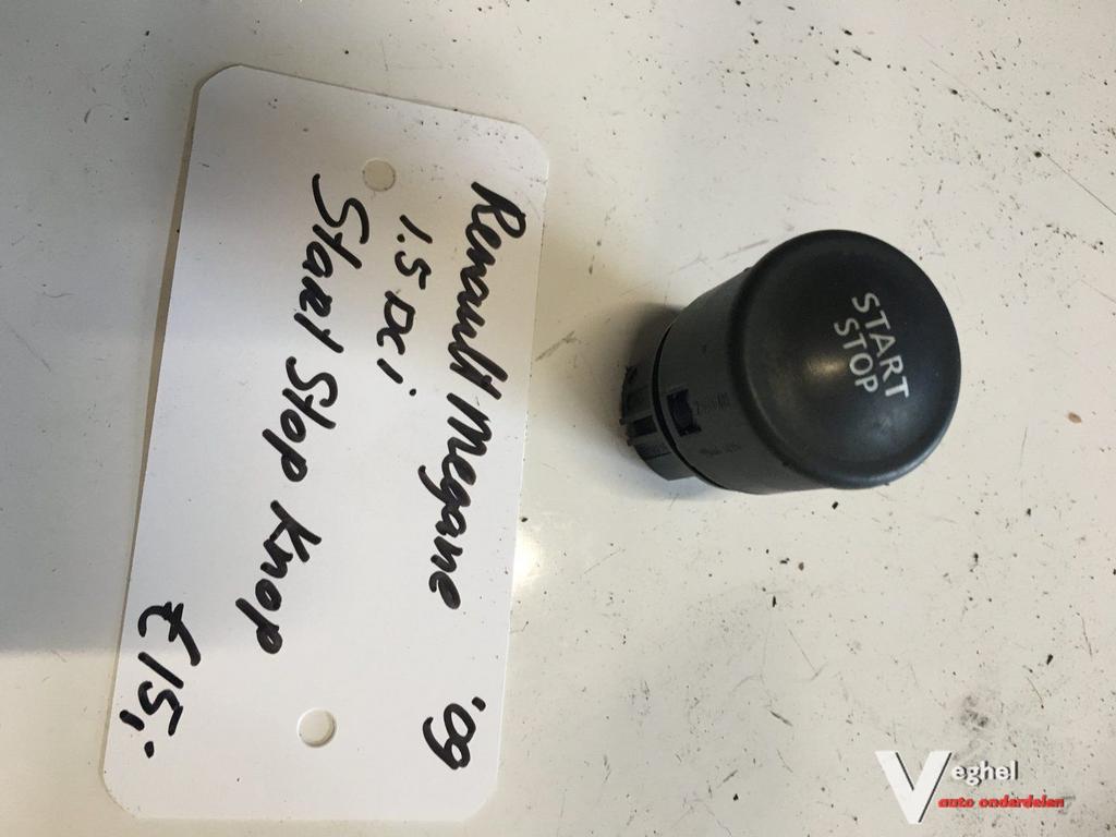 Renault megane HB 1.5 dci 2009  Start stopknop, Autos : Pièces & Accessoires, Tableau de bord & Interrupteurs, Utilisé, Enlèvement ou Envoi