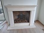 gashaard met marmeren schouw, Huis en Inrichting, Haarden, Ophalen, Zo goed als nieuw, Inbouwhaard, Gashaard