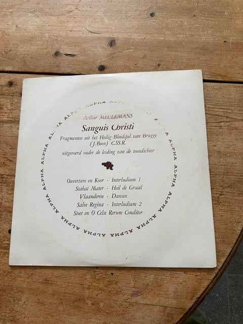 LP Arthur Meulemans Sanguis Christi Brugge, Ophalen of Verzenden, Overige typen, Christendom | Katholiek