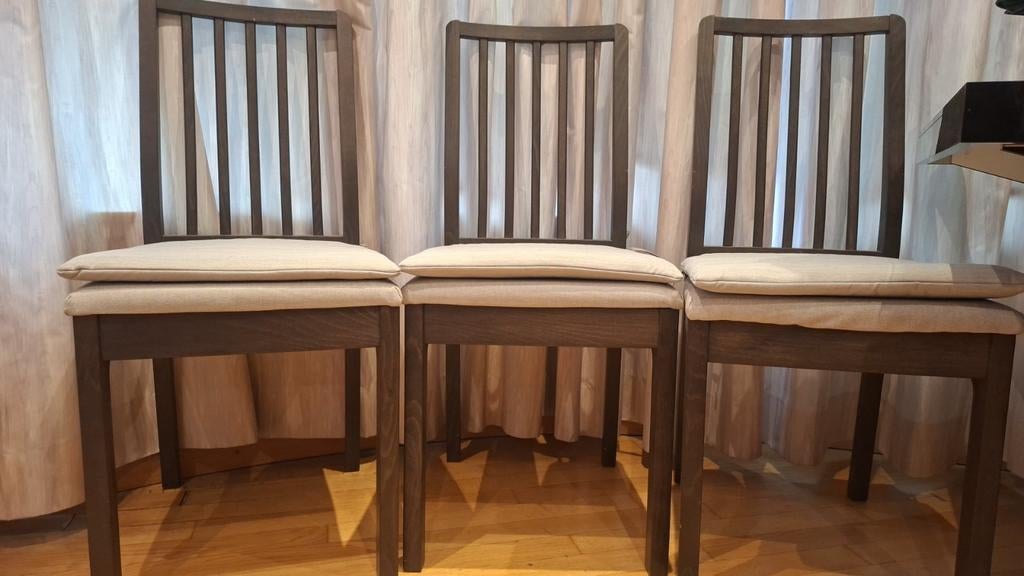 Ikea ekedalen stoel (4 nos) met cushion, Ophalen