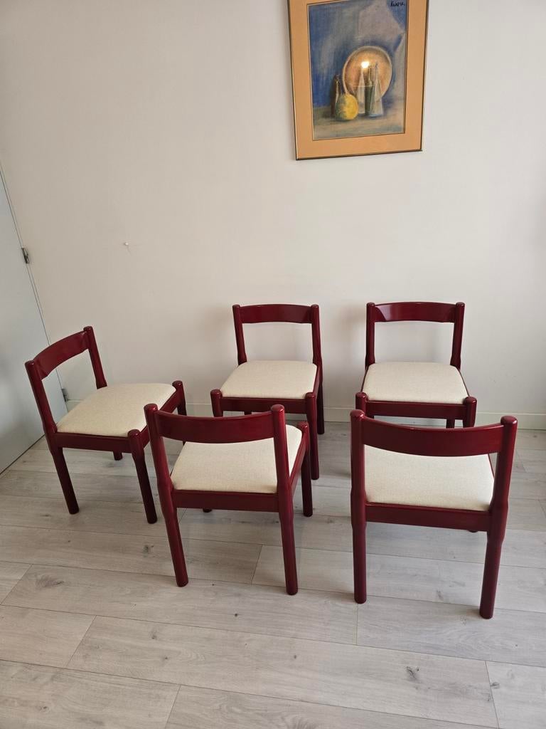 Vintage Vico magistretti (carimate) stoelen voor cassina, Antiek en Kunst, Kunst | Designobjecten, Ophalen