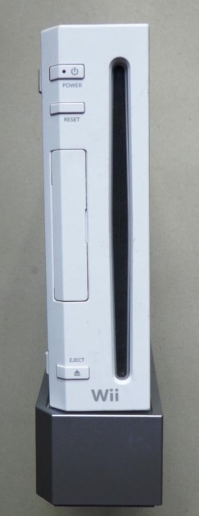 Nintendo Wii Console Wit + standaard, Ophalen of Verzenden, Gebruikt