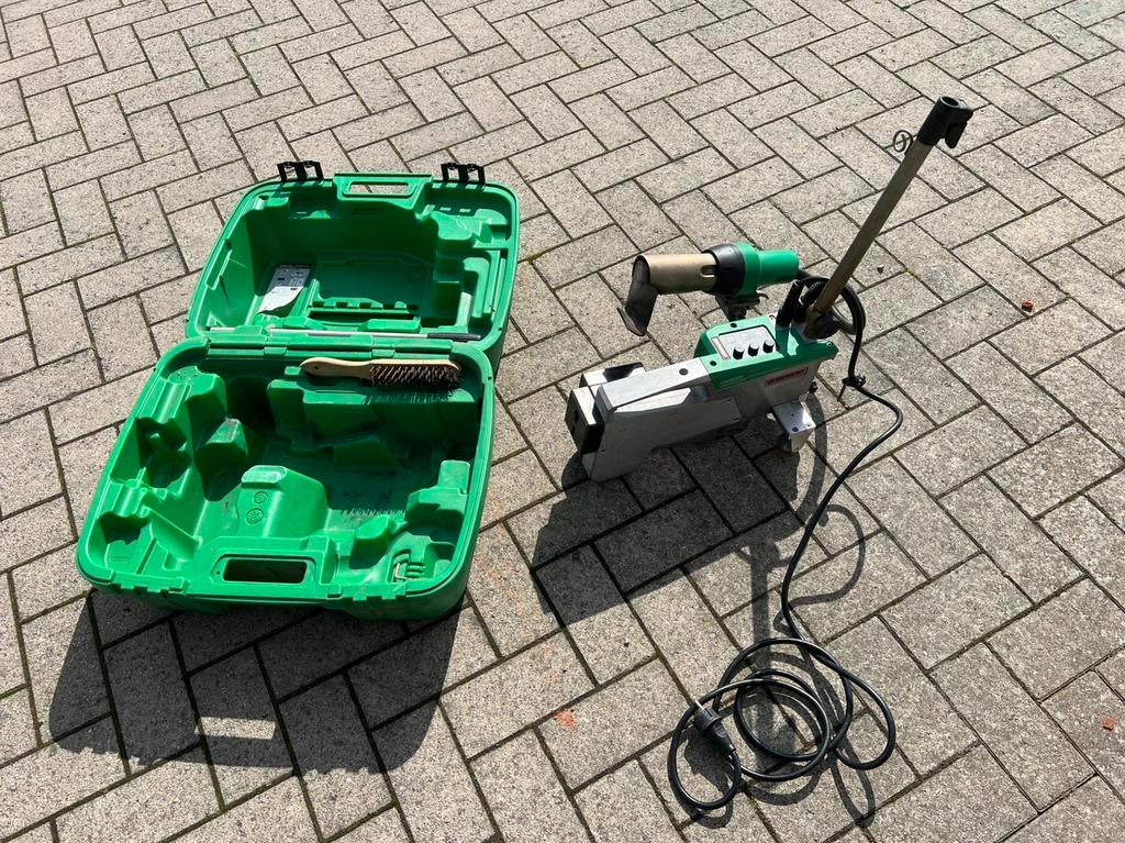 Leister hetelucht lasautomaat, Bricolage & Construction, Outillage | Soudeuses, Enlèvement, Comme neuf