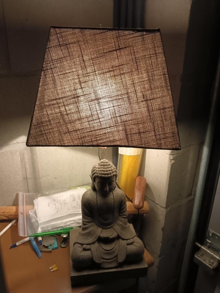 Boeddha lampenkap, Ophalen