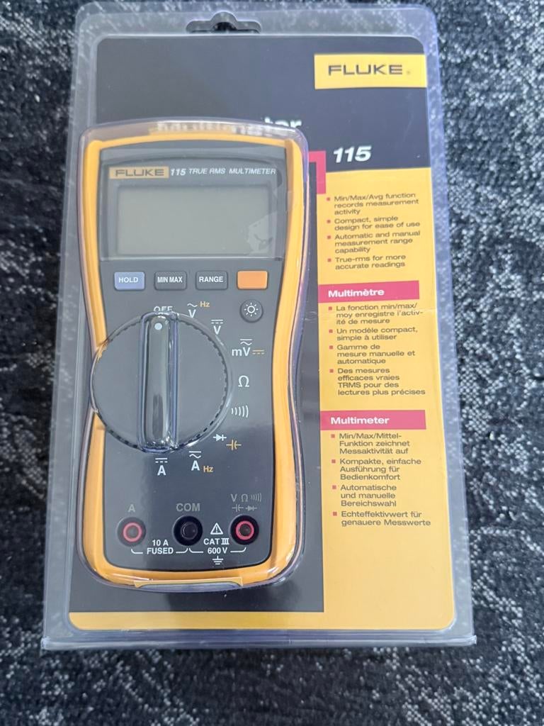 Multimètre Fluke Industrial 115 True RMS, Bricolage & Construction, Enlèvement, Neuf