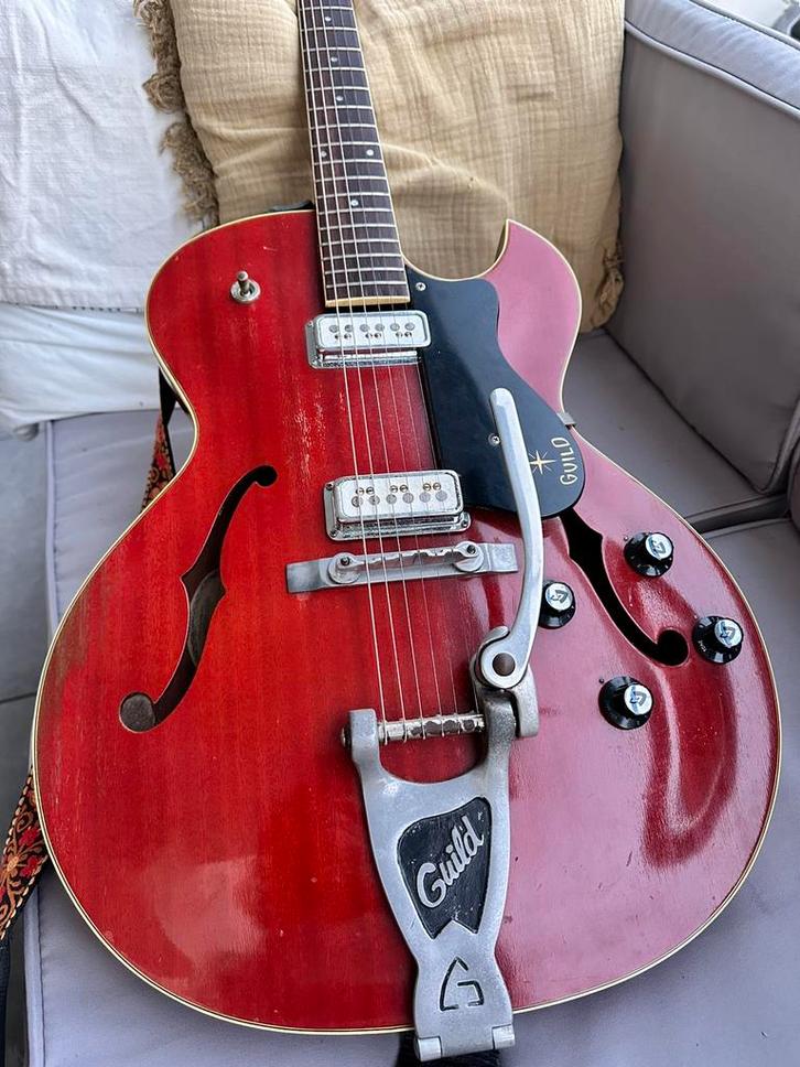 1962 Guild Starfire III, Muziek en Instrumenten, Snaarinstrumenten | Gitaren | Elektrisch, Zo goed als nieuw, Ophalen