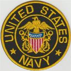 United States Navy stoffen opstrijk patch embleem, Collections, Vêtements & Patrons, Envoi, Neuf