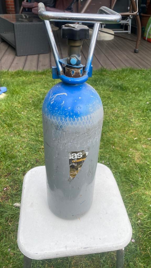 Gasfles Co2 cylinder, Ophalen, Zo goed als nieuw
