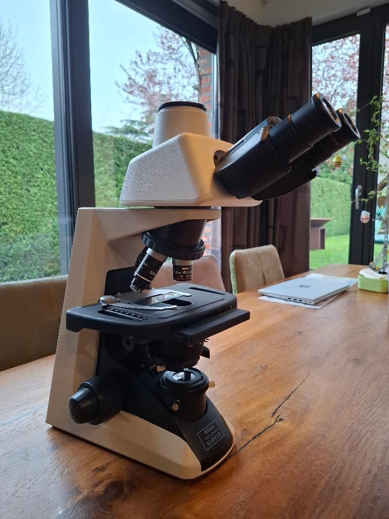 Nikon Eclipse 200 stereomicroscoop, Audio, Tv en Foto, Optische apparatuur | Microscopen, Ophalen, Gebruikt, 400x tot 1000x, Stereomicroscoop