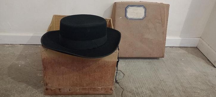 Sombrero Cordobes Mariscal Granada — Authentiek — T56, Verzamelen, Kleding en Patronen, Gebruikt, Hoed, Pet, of Sjaal, Ophalen of Verzenden