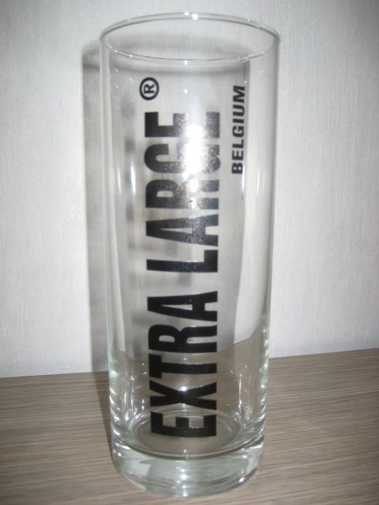 Cadeau - verre extra large Belgique - 18 cm, Collections, Verres & Petits Verres, Enlèvement ou Envoi
