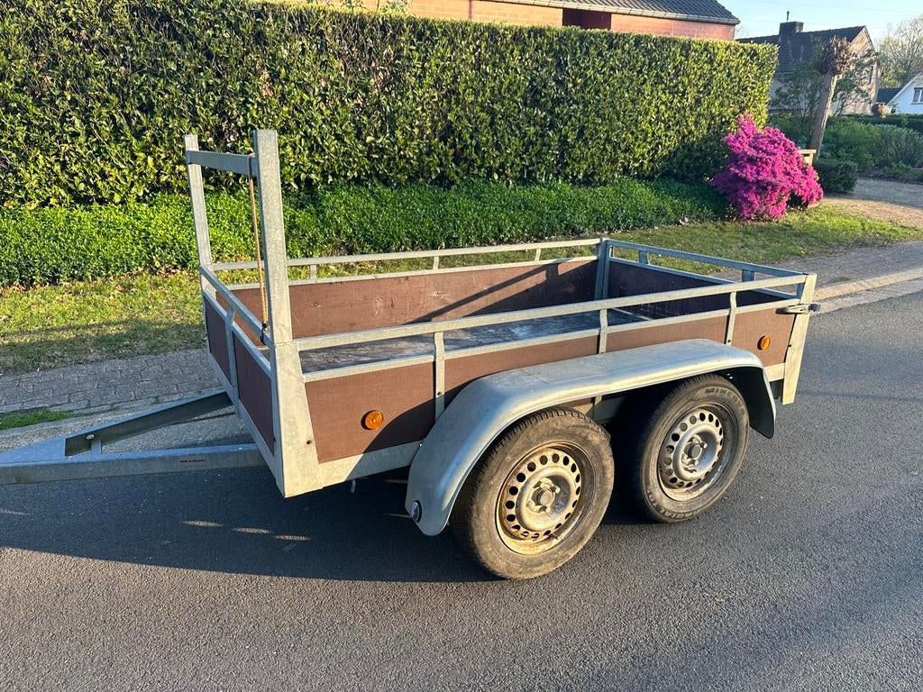 Aanhangwagen dubbelas, Auto diversen, Ophalen, Zo goed als nieuw