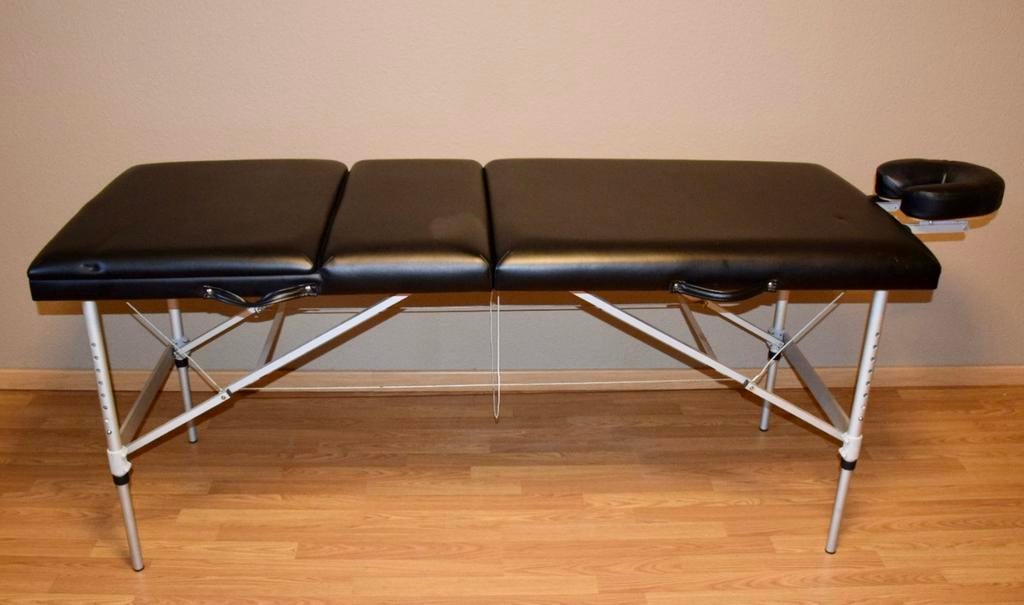 3-zone massagetafel – Aluminium Frame – Inklapbaar, Enlèvement, Utilisé, Table de massage