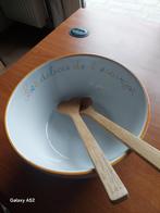 grote slakom in geglazuurd porselein diameter 27 cm, Ophalen of Verzenden, Zo goed als nieuw