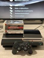 PS3 + Controller + Games, Games en Spelcomputers, Spelcomputers | Sony PlayStation 3, Ophalen, Zo goed als nieuw
