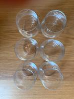 6 waterglazen in zeer goede staat, Verzamelen, Ophalen