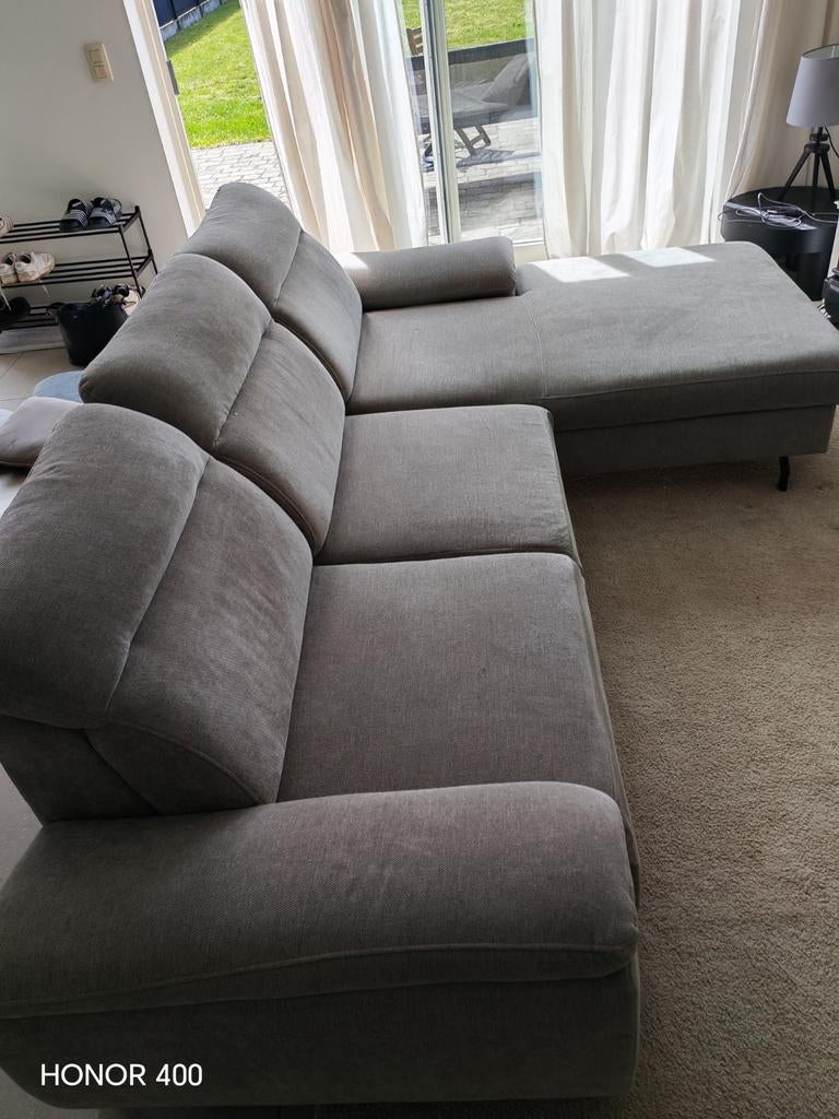 Hoeksalon beige, 2,40 x 1,60 m., Huis en Inrichting, Ophalen