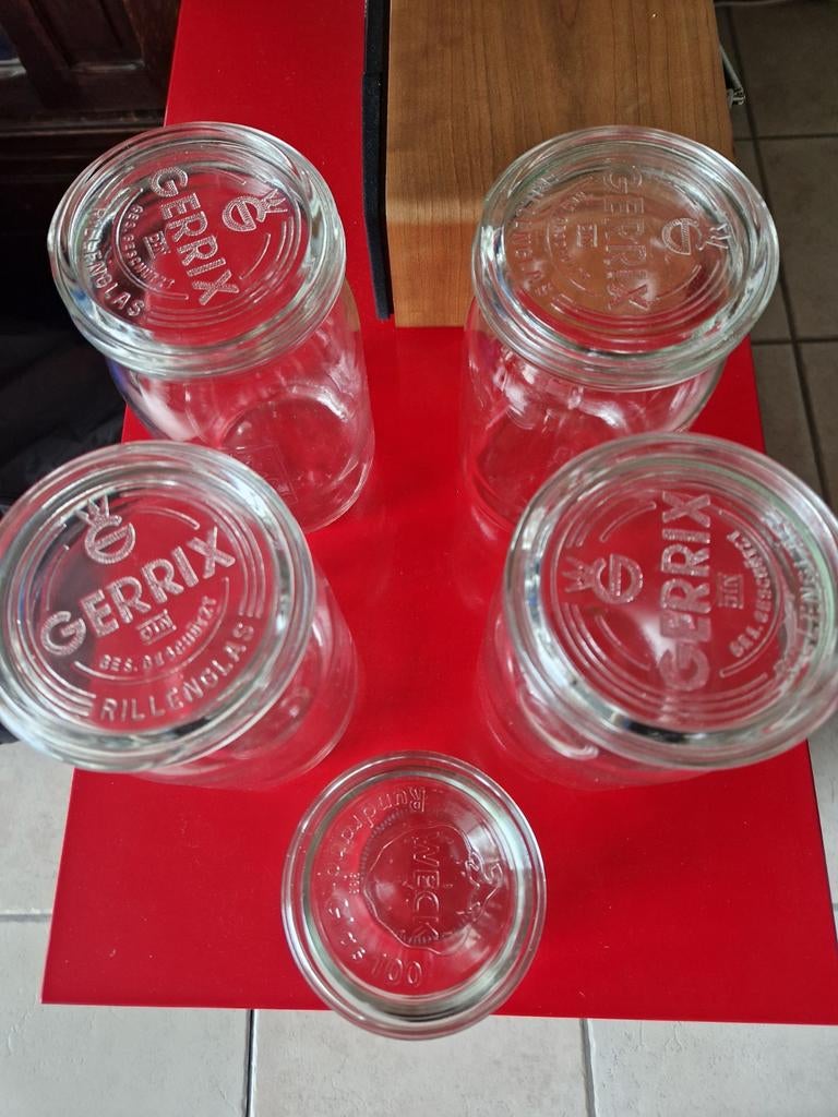 Weckpoten, steriliseerpotten, Ophalen