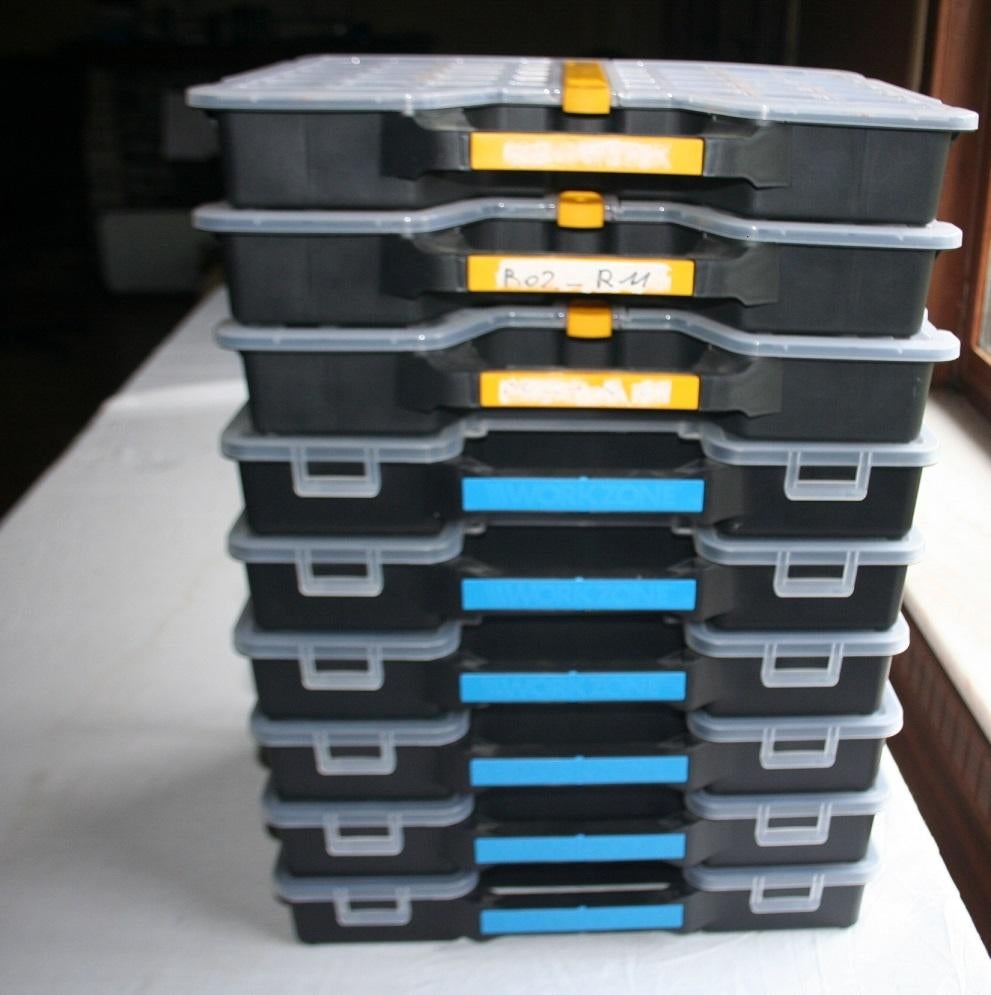 9 stuks opbergdoos Allit Europlus Basic S 47/7-36, Doe-het-zelf en Bouw, Kratten en Dozen, Ophalen