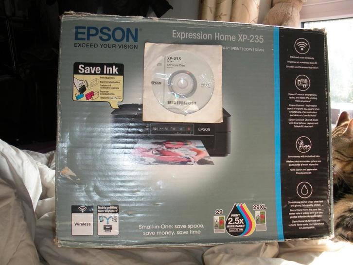 CD d'installation de l'imprimante EPSON XP-235 + Son Access, Informatique & Logiciels, Imprimantes, Utilisé, All-in-one, Imprimante à jet d'encre