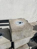 Betonnen voeten / zware betonblokken, Tuin en Terras, Ophalen, Gebruikt, Minder dan 1 meter, Parasolvoet