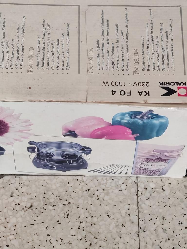 Set a fondue neuf, Ophalen of Verzenden