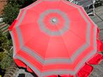Stevige parasol met fleurige kleuren, diam 2m, Enlèvement