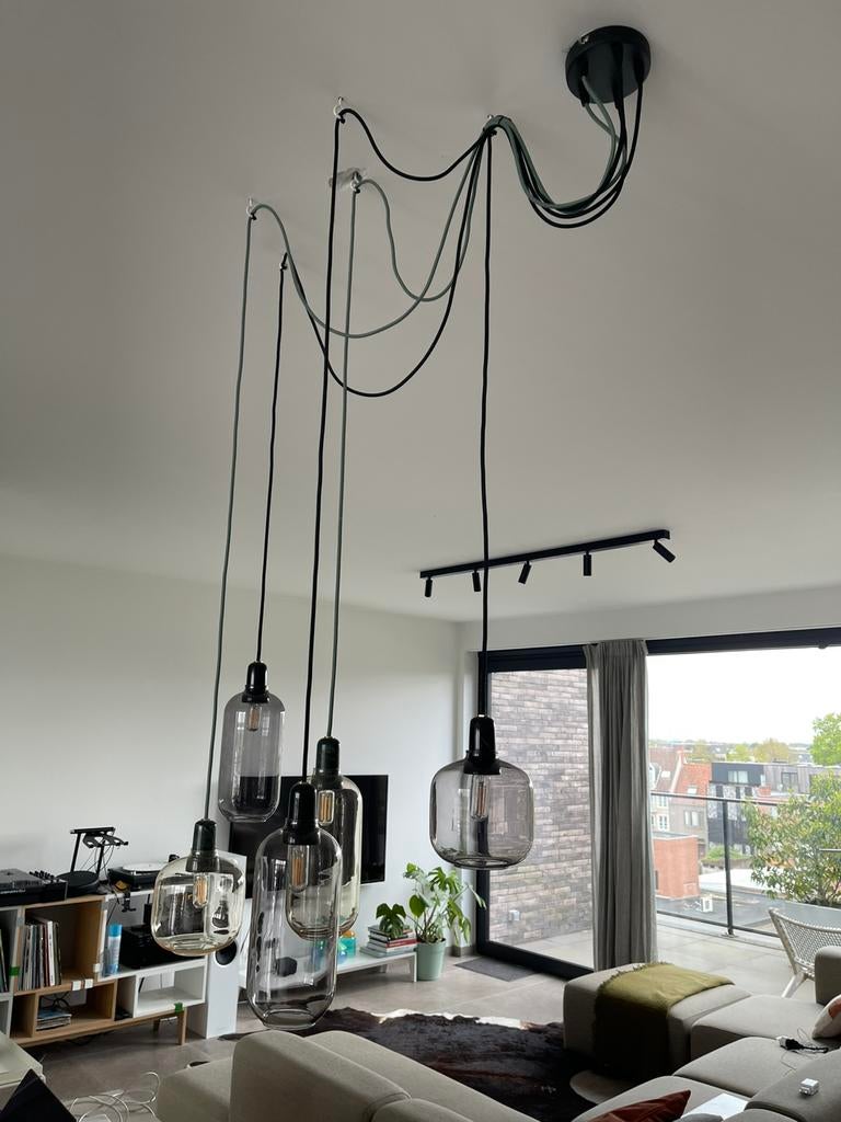 Verlichting Normann Copenhagen Amp, Huis en Inrichting, Lampen | Kroonluchters, Ophalen, Gebruikt